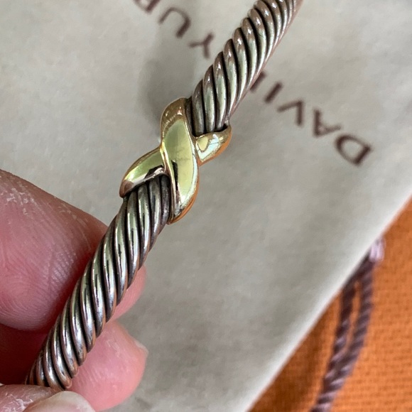 David Yurman X gold bracelet - Picture 7 of 13